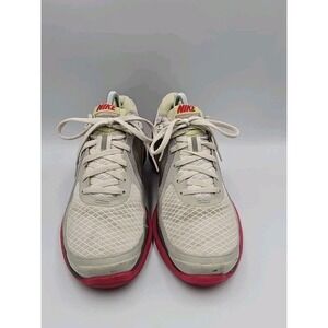 Nike Lunar Eclipse Flywire Running Shoes W Sz 9 - Grey Pink 408580-100 - Stains